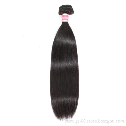 Mink Brazilian Human Hair Straight Weave Wholesale Cuticle Aligned Virgin Straight Human Hair 16 Inch Weave Bundle Extensions